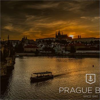 Západ slunce nad Prahou