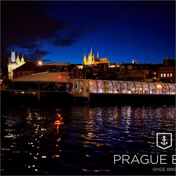 Křišťálová večeře - exkluzivní večeře na lodi v Praze